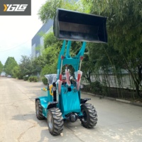 YUANGONG Promotion : Chargeuse électrique industrielle 0,4t, nouvelle chargeuse frontale compacte à batterie, mini-chargeuse sur roues électrique