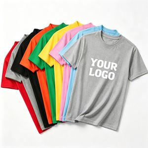 Camisetas Personalizadas con el Logotipo de tu Marca, Camisetas Unisex de Algodón Impresas para Regalos Promocionales de Equipos Empresariales, Camisetas Lisas al por Mayor - Product Image 1