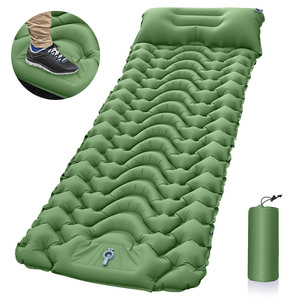 Colchoneta para dormir para acampar, tienda de campaña al aire libre, ultraligera, a prueba de humedad, cojín de aire portátil de TPU para Camping inflable - Product Image 4