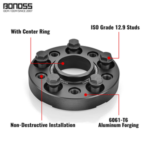 Entretoises et adaptateurs de roue personnalisés en usine 4x100 5x108 <span class=keywords><strong>5x112</strong></span> 5x114.3 5x120 5x127 5x130 5x139.7 5x150 5x165 6x114.3 6x135 6x139.7 - Product Image 6
