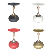 Table de chevet en métal de haute qualité à double usage comme table d'appoint basse pour les meubles de salon