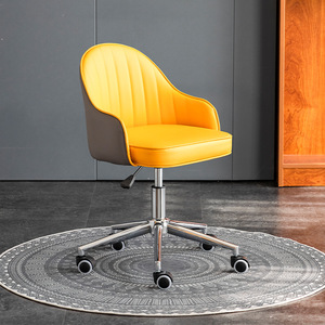 <span class=keywords><strong>Chaise</strong></span> d'ordinateur <span class=keywords><strong>de</strong></span> style nordique - Confortable pour le <span class=keywords><strong>bureau</strong></span> et la maison, idéale pour les longues sessions, table <span class=keywords><strong>de</strong></span> manucure/maquillage, avec roulettes pivotantes et accoudoirs - Product Image 3