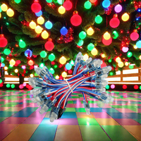Lumières LED à pixels PVC pleine couleur 5V WS2811 12mm étanches IP66 pour sapins de Noël, écrans et décorations de fêtes