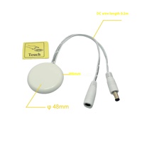 Capteur de mouvement humain invisible Shinechip blanc, interrupteur inductif 12V/24V pour détection de mouvement humain par la lumière