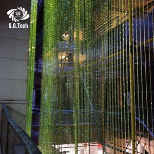 Rideau d'eau 3D intérieur/extérieur personnalisé en acier inoxydable cascade de pluie pour décoration de jardin - Product Image 4