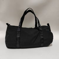Noir Seersucker sac polochon Portable bagages à la mode rayures sac à main 25 pièces Lot CN/GA entrepôt enfants sac de voyage DOM106-1494