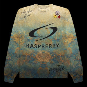 Sudadera sin capucha personalizada de algodón de rizo francés de peso pesado para hombre Vintage lavado ácido Sun Fade pantalla impresa - Product Image 2