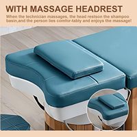 Style thaïlandais allonger la tête thérapie Spa shampooing chaise lit moderne salon de coiffure pied pédicure lit de lavage à vendre