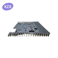 Pièces forgées en alliage d'aluminium personnalisées, usinage CNC pour base de radiateur