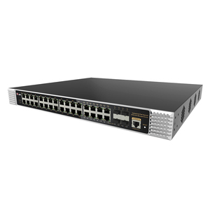 מתג רשת תעשייתי מנוהל עם 36 יציאות PoE, כולל 8 יציאות סיב אופטי SFP במהירות 100/1000 מגה-ביט + 4 יציאות סיב אופטי SFP+ במהירות 1/10 גיגה-ביט. - Product Image 3