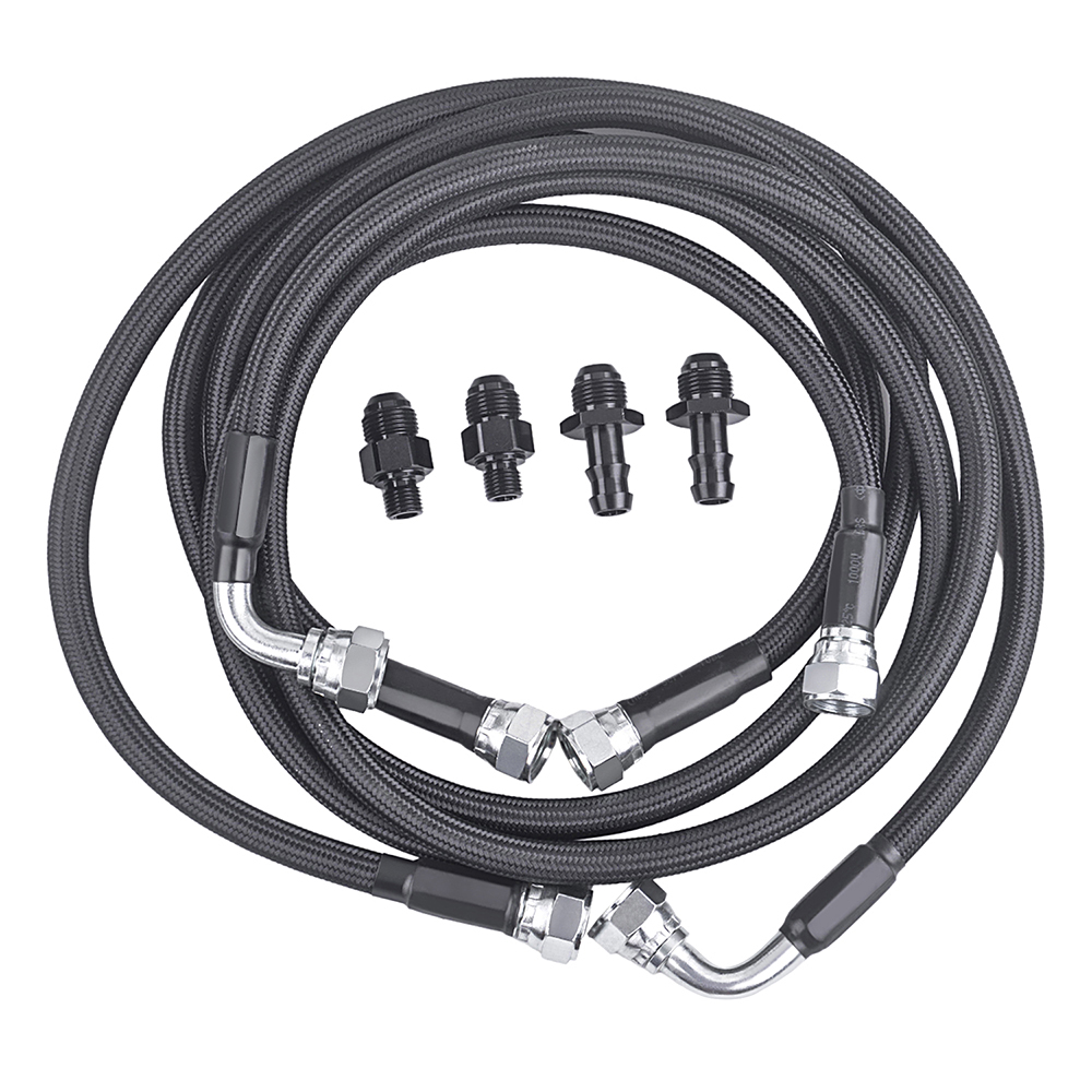 Transmission Cooler Line Kit For Dodge Ram 2500/3500 Cummins 5.9L 2003-2007 - Steel Braided