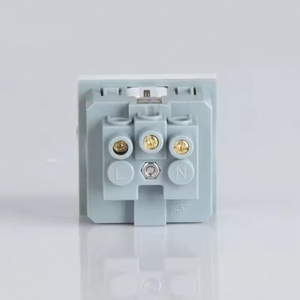 OEM ổ cắm 16A 250V EURO tiêu chuẩn điện cắm 45*45 mét Brass ABS Switched tường ổ cắm 3 pin 2 AC cửa hàng IP44 tương thích <span class=keywords><strong>Wifi</strong></span> - Product Image 3