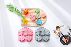 Moldes de Silicona para Pastel con Diseño de Halloween, 5 Cavidades, Diseño de Calabaza y Telaraña, Rosa y Gris, No Tóxicos, Reutilizables, de Grado Alimenticio - Product Image 6