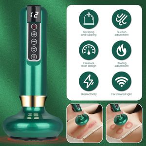 Masseur à ventouses électrique rechargeable à 12 niveaux, 6/12 modes de vitesse, portable, pour le grattage corporel, anti-cellulite, Gua Sha - Product Image 6