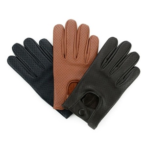 Gants en cuir noir clair, vente en gros, de haute qualité, nouveau design 2022 - Product Image 4