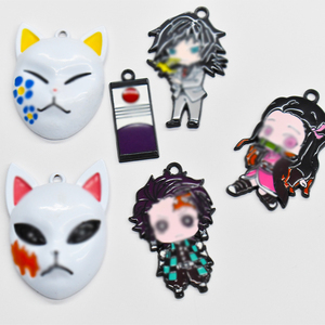 Luffy đôi thẻ Tiền Thưởng thứ tự Keychain cổ đồng hợp kim kim loại thanh kiếm phim hoạt hình phim hoạt hình thiết kế khuyến mại Keychains Carabiners - Product Image 3