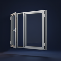 Ventana Abatible de Aluminio a Medida con Buen Aislamiento Térmico para Viviendas y Apartamentos