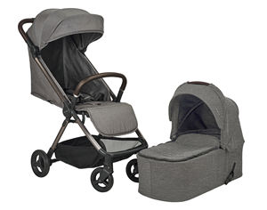Poussette bébé OC-630 3-en-1 pliable automatiquement, cadre en alliage d'aluminium, poussette de voyage à 4 roues (certifiée EU E1888/2018 ASTM F833) - Product Image 5