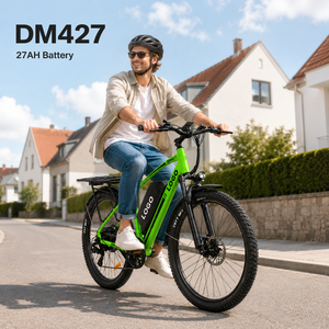 Vélo de montagne électrique DM427, 27,5 pouces, 7 vitesses, moteur arrière 750W, cadre en aluminium, frein à disque hydraulique, batterie 27AH - Product Image 1