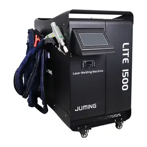 Máquina de solda a laser de fibra portátil 4 em 1 1500W 1000W 2000W para limpeza a laser de pintura antiga e pó, removedor de ferrugem e ferrugem
