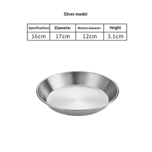 Paellera de Acero Inoxidable con Diseño Reforzado y Doble Asa, Fondo Plano, Estilo Chino, para Pollo Frito Coreano, Ensaladas y <span class=keywords><strong>Pasta</strong></span> - Product Image 6