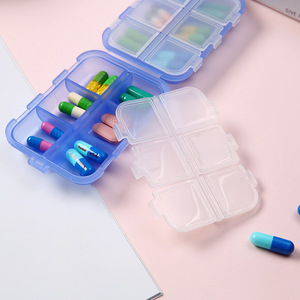 กล่องยาแบบพกพา 12 ช่อง 2 ชั้น ปิดสนิท สำหรับเดินทาง พร้อมฝาปิดและช่องแบ่ง - Product Image 1