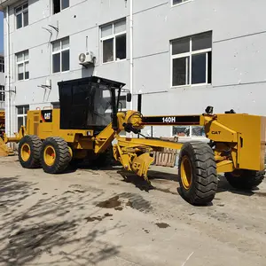 Laagste Prijs Gebruikte Rups 140H Motor Grader Te Koop 100% Originele Cat 140H Tweedehands Goed Werkende Staat Motor Graders