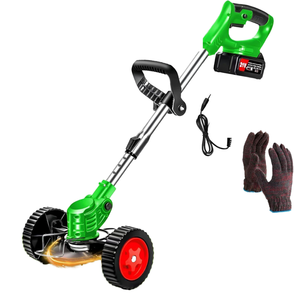 21V 4.0Ah Battery-Powered Industrial Cordless Lawn Trimmer 3-in-1 Weed Wacker Grass Cutter <b>Garden</b> Pruner <b>String</b> OEM S-112 Batter - Product Image 1