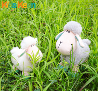 Jouet animal personnalisé conception en peluche mouton lapin de Pâques oreiller jouets personnage de dessin animé cadeaux d'anniversaire pour animaux en peluche jouets