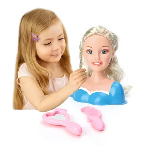 Dummy Friseur Zubehör halbe Länge schöne Baby Spielzeug Modepuppe für Mädchen