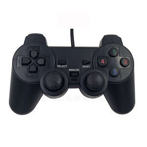 Có Dây USB Động Cơ Đôi Phím Điều Khiển Cho PC Gamepad Joypad Cho PC Độc Thân Trò Chơi Điều Khiển