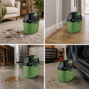 Aspirateur sec et humide portable 800W, nouveau design, 6L, pour usage domestique, avec emballage personnalisable et couleur de marque disponible - Product Image 2