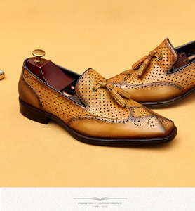 S0021X <span class=keywords><strong>Liu</strong></span> Su Lefu Zapatos de Verano de Cuero para Hombre, Estilo Casual, con Diseño Calado, de Cuero de Primera Calidad, Novedad Popular - Product Image 3