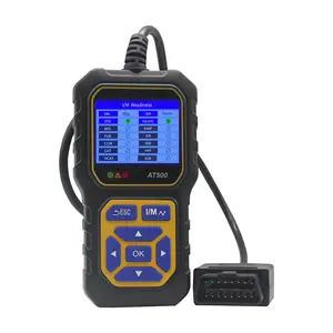 OBD2 AT500 הכנס והפעל כלי קורא קוד OBDII 11 סורק אבחון שפות לרכב