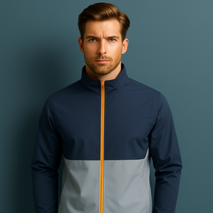 Chaqueta de lluvia de rendimiento ligero para hombre, soporte personalizado, protección solar, secado rápido, impermeable, abrigo de Golf, colocación frontal, uso al aire libre - Product Image 3