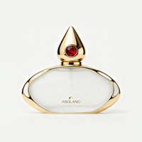Flacon de parfum vide en verre 30 ml, flacon de parfum en cristal, faveurs de mariage, bouchon de parfum en zamac
