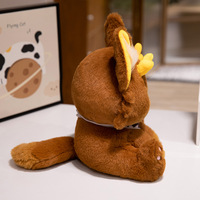 Boneka Kucing Jam Dinding Nuanyou Dimensi Kedua, Boneka Besar, Bantal Anime, Desain Lucu, Isi Kapas PP, Untuk Pesta Remaja