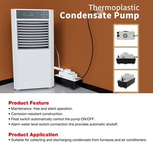 Pompe à condensat série MD-TPS 230V 50/60HZ pompe de réservoir-Super Star pour équipement de climatisation et de réfrigération - Product Image 2