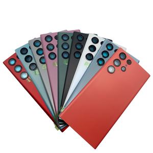 Boîtier de téléphone portable S22u boîtier de batterie arrière pièces de <span class=keywords><strong>coque</strong></span> de rechange avec lentille <span class=keywords><strong>S22</strong></span> <span class=keywords><strong>Ultra</strong></span> couvercle arrière en verre pour Samsung Galaxy S908 - Product Image 1