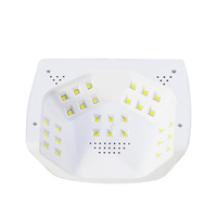 Sèche-Ongles Portable Intelligent à Piles par Induction UV LED, Lampe de Thérapie à Trois Vitesses avec Minuteur pour Salon de Manucure