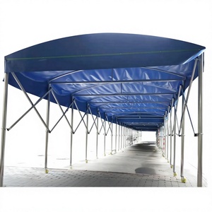 Grand auvent rétractable étanche à roulettes, abri <span class=keywords><strong>de</strong></span> voiture pliant, tente <span class=keywords><strong>de</strong></span> caravane, auvent télescopique pour exposition extérieure - Product Image 1