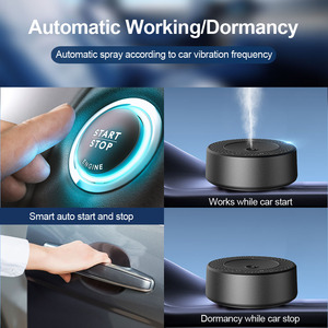 Toptan lüks saf uçucu yağ araba difüzör kablosuz akıllı sprey taşınabilir USB şarj edilebilir susuz araba koku yayıcı - Product Image 6