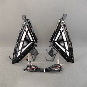 Kit de feux de jour à LED Hyundai Elantra, feux antibrouillard, modèle 2021, modification de l'éclairage avant de la voiture avec faisceau de câblage - Product Image 1