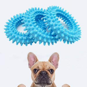 צעצועי נשכן לכלבים עמידים וידידותיים לסביבה, צעצועי לעיסה לא רעילים לגורים, טדי, קולי וכלבים גדולים - Product Image 1