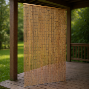 Rideau anti-insectes en bambou 39,4x78,7 pouces, inspiré de la nature, écologique, pour la lutte contre les nuisibles en extérieur - Product Image 2