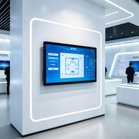 Écran tactile capacitif mural haut de gamme Horsent de 31,5 pouces, écran d'affichage numérique commercial personnalisé pour la vente au détail