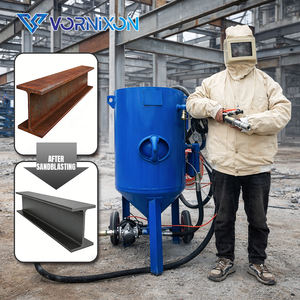 Machine de sablage industrielle <span class=keywords><strong>mobile</strong></span> et portable pour l'élimination de la rouille sur métal - Product Image 1