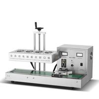Machine de scellage à haute vitesse pour feuilles d'aluminium / Scelleuse à induction pour bocaux en verre et bouteilles en plastique en acier inoxydable