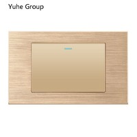 YUHE - Interruptor de Luz Nocturna para Interiores, Estándar Estadounidense, 220V 250V, 2 Canales, 2 Vías, Material de PC Duradero, 10 Años de Garantía, Aplicación EWeLink, NFC, Mejor Precio