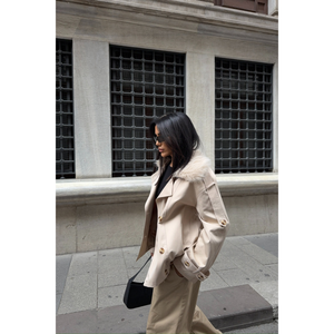 Abrigo de plumas Yakasi beige para mujer, talla S, ligero, para invierno - Product Image 3